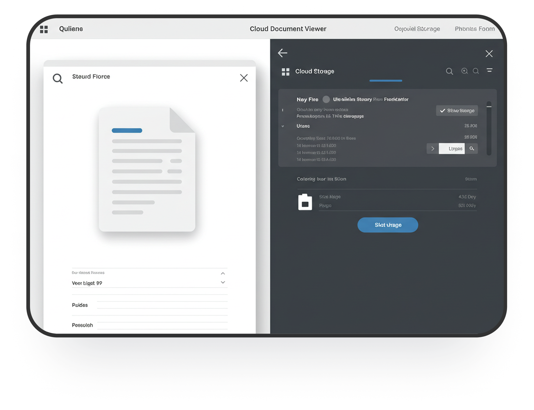 File Type Filter Interface